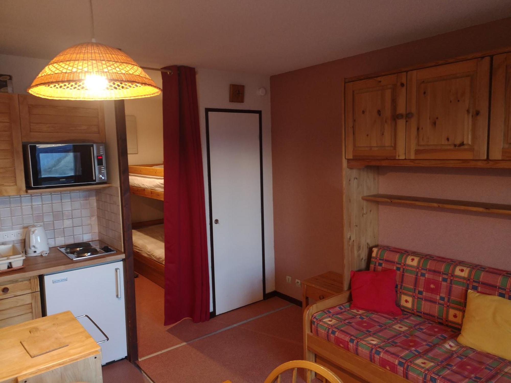 Studio Coin Montagne A Auris En Oisans Avec Vue Magnifique Экстерьер фото