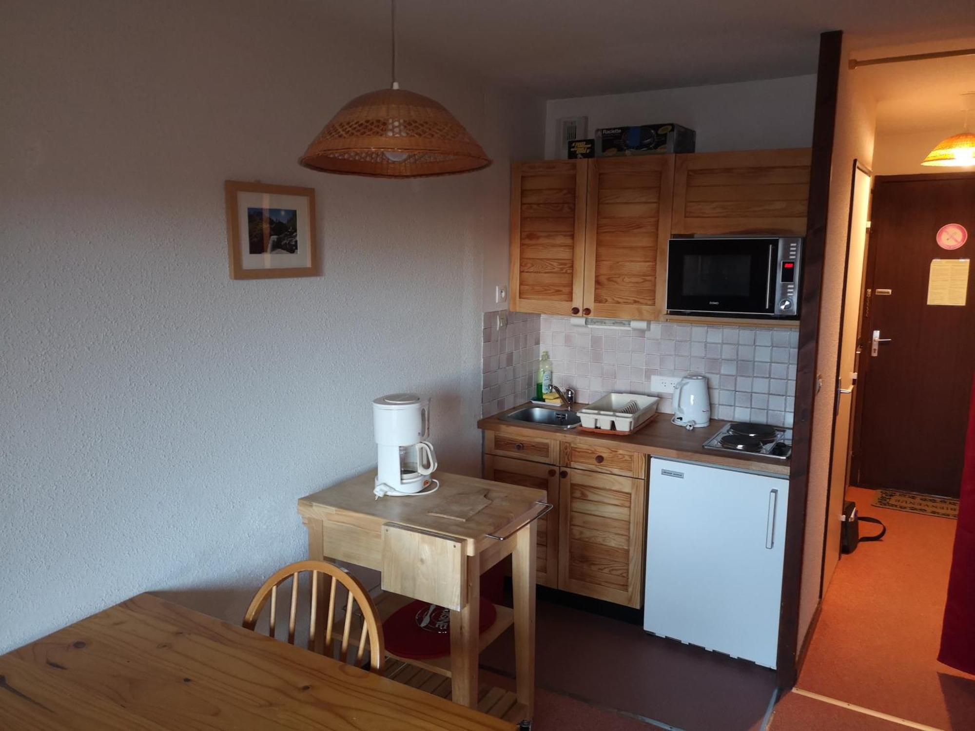 Studio Coin Montagne A Auris En Oisans Avec Vue Magnifique Экстерьер фото